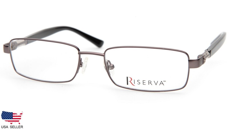 NEW RISERVA 9044 GUNMETAL EYEGLASSES GLASSES METAL FRAME 54-17-140 B29mm