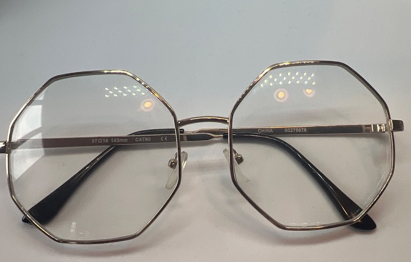 Vintage Fashion Nwt Retro Octagon Gold Metal Frame EyeGlasses 57-18-143mm Unisex gallery