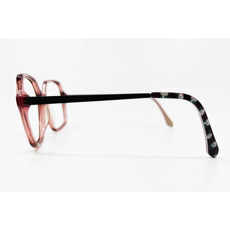 Draper James Eyeglasses Womens Pink Crystal DJ7000 651 Floral Square 56-15-140 gallery
