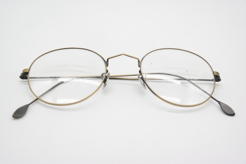 Vintage Glasses K + B 70419 Brass Oval Eyeglass Frame gallery