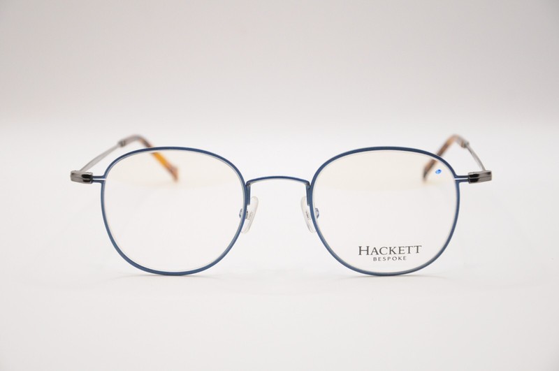 HACKETT BESPOKE HEB 242 SQUARE EYEGLASS FRAMES BLUE 48-22-145 NEW