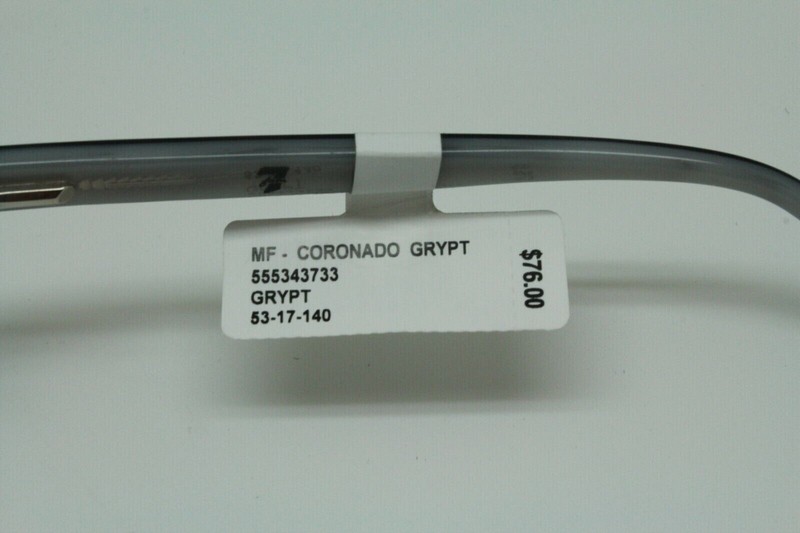 1 Unit New 7 For All Mankind Grey Eyeglass Frame 53-17-140 #071 gallery