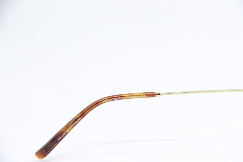 NEW MOREL 1880 60070M PD12 GOLD BROWN AUTHENTIC EYEGLASSES 53-17 gallery