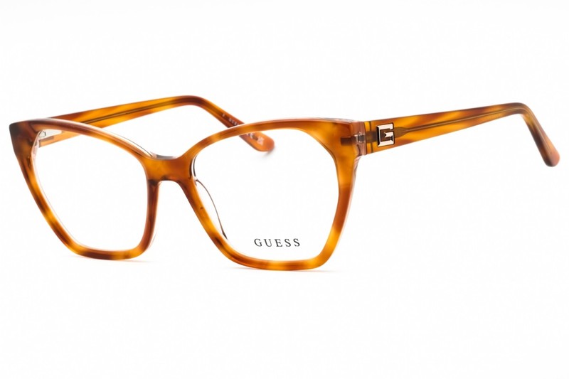Guess GU50158 053 Blonde Havana 53mm Eyeglasses New Authentic