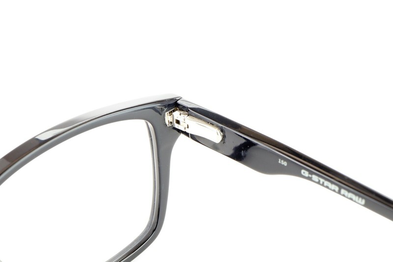 G-STAR RAW GS2620-001 THIN JEFFERS Polished Black 52-17-150 Frames Flex Z126 gallery
