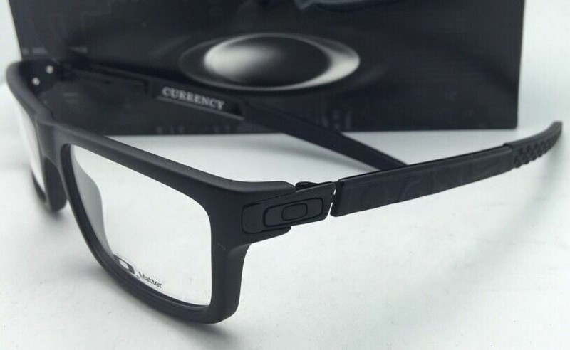 New OAKLEY Eyeglasses CURRENCY OX8026-0154 54-17 Satin Black Frames /Demo Lenses gallery
