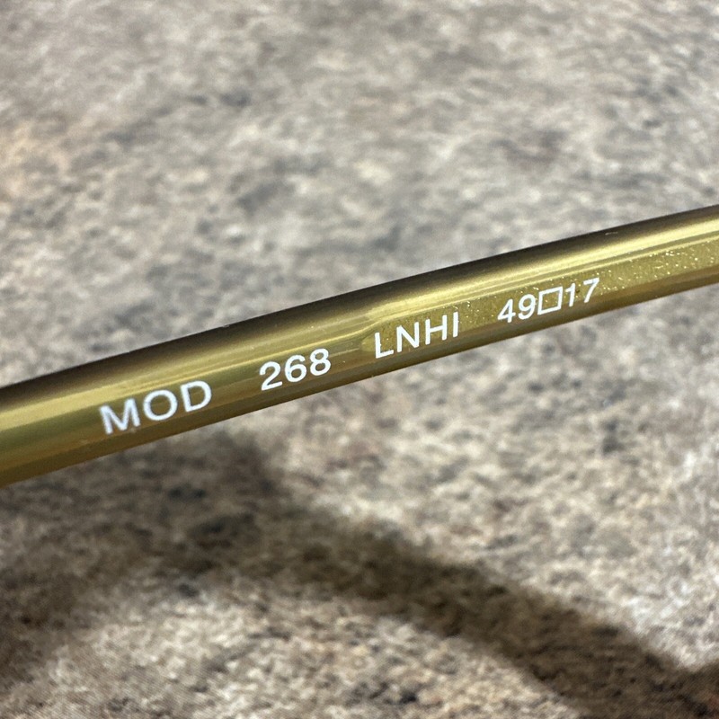 Anglo American Eyeglasses Frames Mod 268 LNHI England 49-17-130-29mm G10 gallery