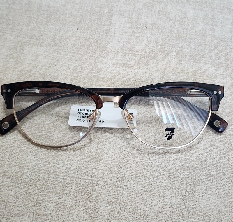 7 FAM Beverly Eyeglasses tortoise Frames 52-16-140 7 For All Mankind