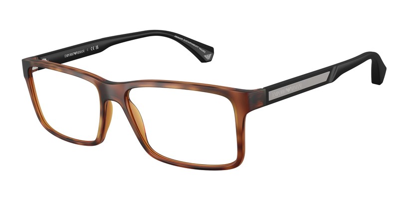 EMPORIO ARMANI EA3038 5002 Matte Havana Demo Lens 56 mm Men’s Eyeglasses