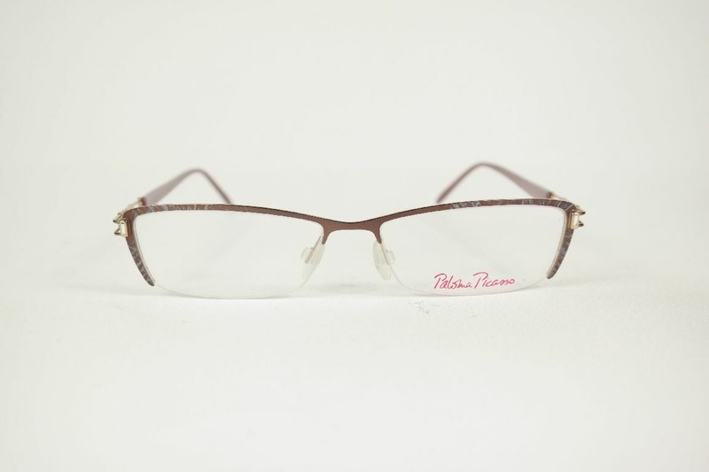Paloma Picasso by Metzler 8549 192 52[]15 135 Colorful Half-Frame Glasses New
