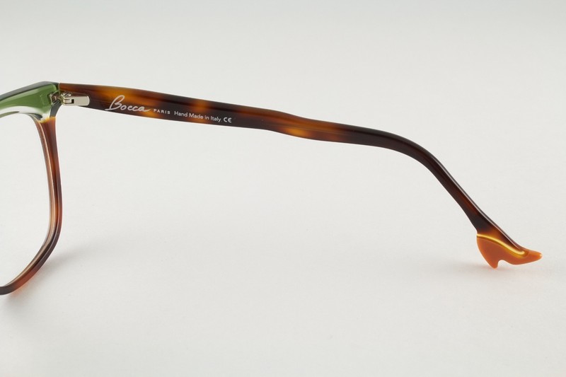 Authentic BOCCA 20'S 1 Col 238 Tortoise Green Translucent Frames Glasses Italy gallery