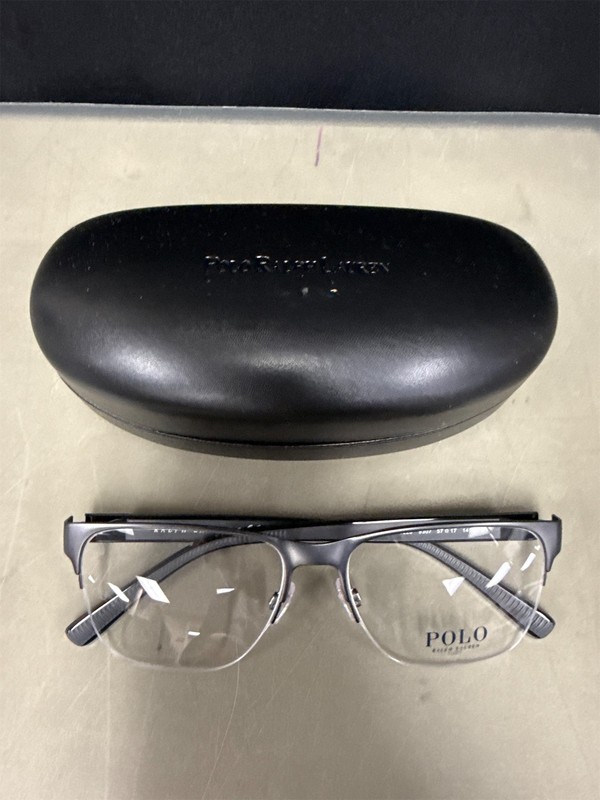 Polo Ralph Lauren 1228 Semi shiny Dark Gunmetal 145/57-17 Demo lens