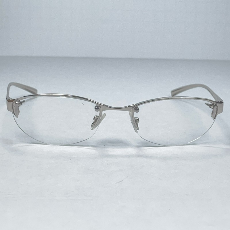 Yves Saint Laurent Eyeglasses Frames YSL 2038 YB7 Silver Half Rim 140 Italy gallery
