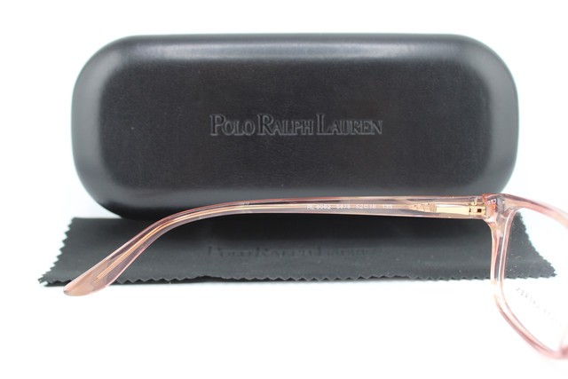 NEW RALPH LAUREN RL 6062 5878 PINK BROWN HORN AUTHENTIC EYEGLASSES 52-16 gallery