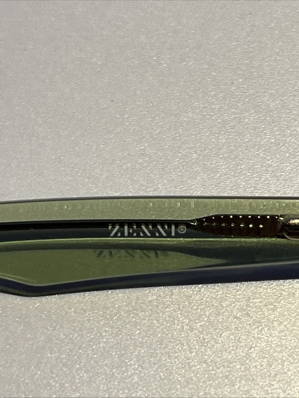 Zenni Optical 449224 Clear Green Eyeglasses Medium Square Acetate Frames Only gallery
