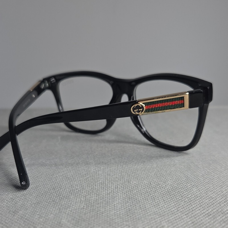 Gucci 3552 Eyeglass Frames ONLY Black Rectangular Eyewear 54-19-138 SHIP FAST gallery