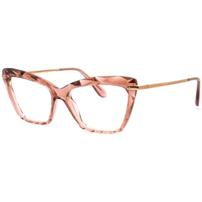 Dolce & Gabbana Eyeglasses DG 5025 3148 Rose Crystal/Rose Gold Italy 53[]15 140 gallery