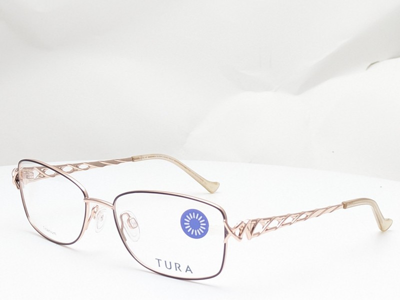 Tura R235 BRN Gold / Brown Women’s Eyeglasses Frames 55-17-140