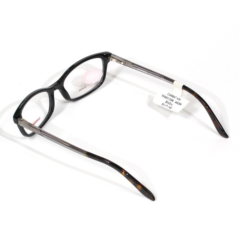 New CARRERA CA6647 3L3 Black Clear Grey/ Tort 50[]17 140 Eyeglass Frames #680 gallery