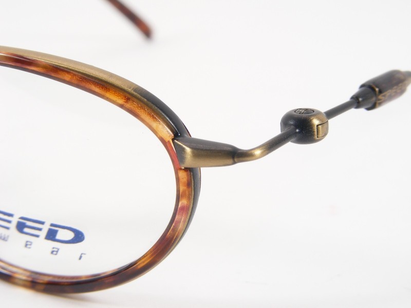 SPEED eyewear SP001 41 Demi Brown /Bronze UNIQUE RARE EYEGLASSES FRAME 49-19-135 gallery