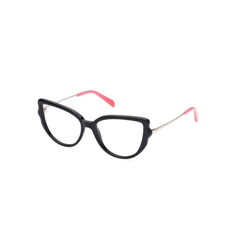 Emilio Pucci EP5192 001 Black Plastic Butterfly Eyeglasses Frame 54-16-140