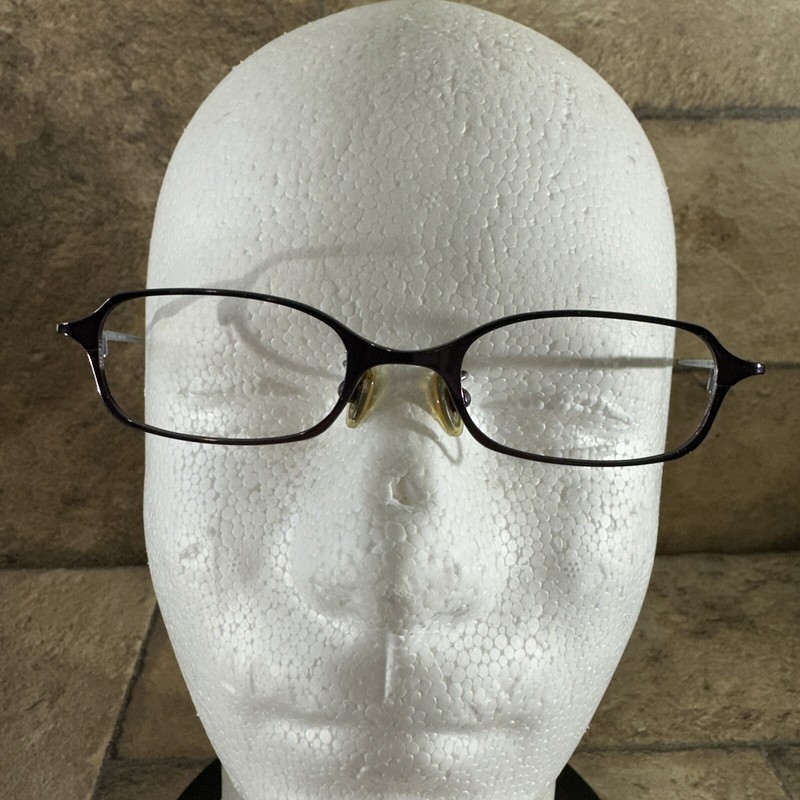 Safilo Team 4012 E03 Purple Metal Flex Eyeglass Frames Italy 48-19-130-25mm G2