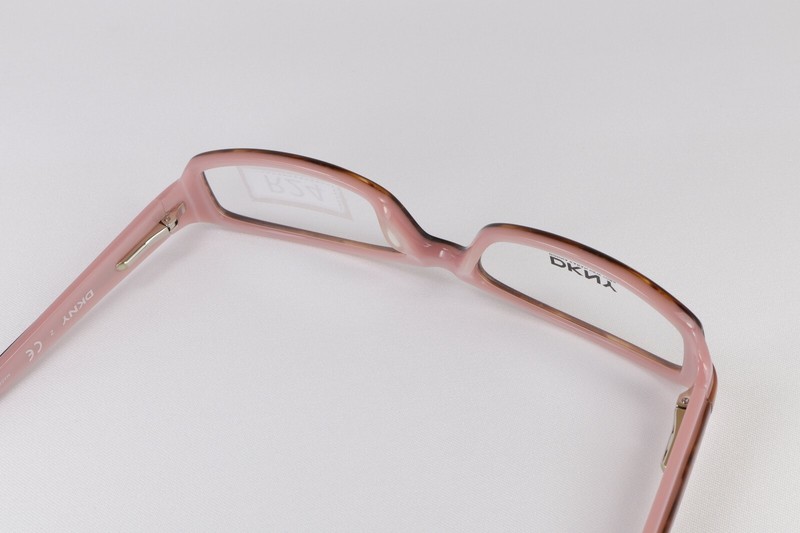 DKNY DY 4593 3410 in Brown Tortoise/Pink 51-16-135 Flex Hinges Authentic R24 gallery