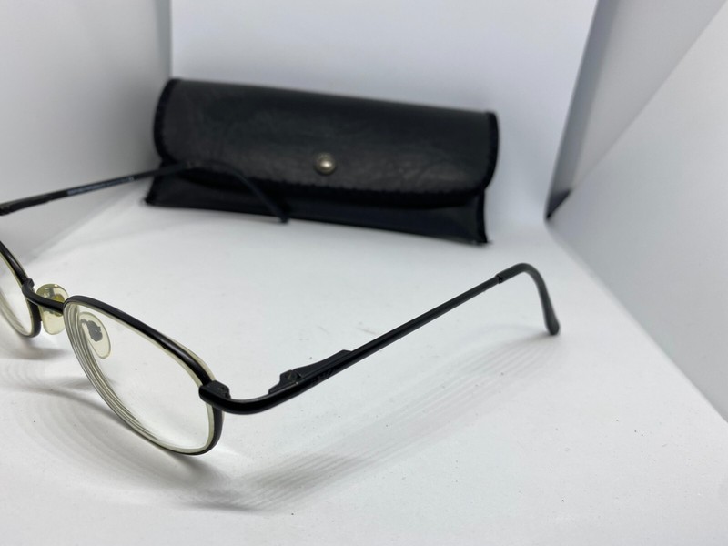 Vintage Emporio Armani 095 706 Eyeglasses Frame, Black, 49-20-135 gallery