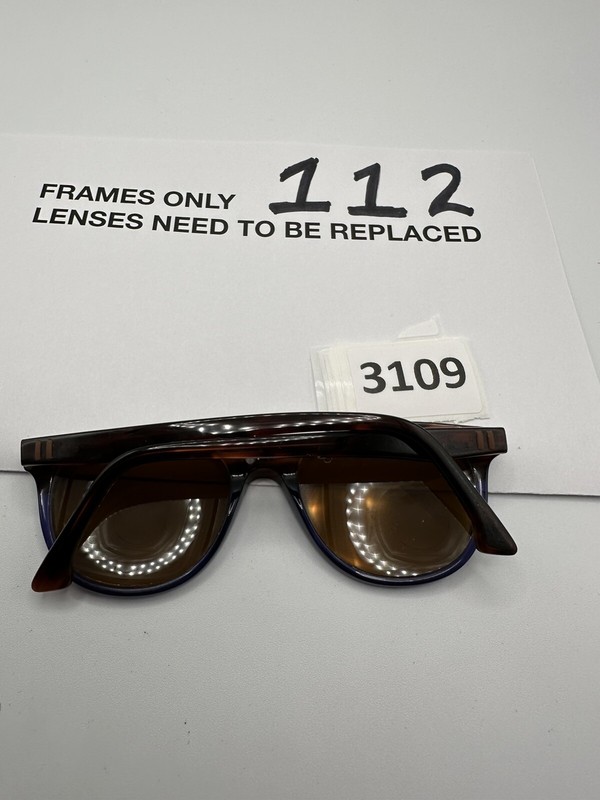 TWILL & TWEED Tortoise Blue Full Rim Eyeglass Frames ONLY TW 2005 5223 53-16-140 gallery