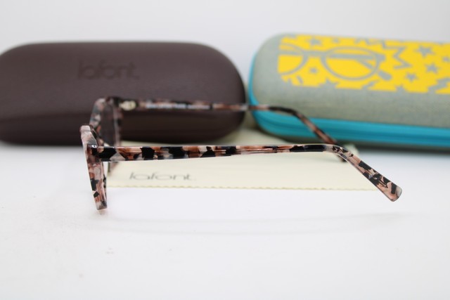 NEW JEAN LAFONT PARIS OCEANE 1023 GREY BROWN MARBLE AUTHENTIC EYEGLASSES 51-15 gallery