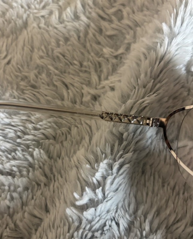 CHANEL 4028 Women's Silver Metal Semi-Rimless Eyeglasses gallery