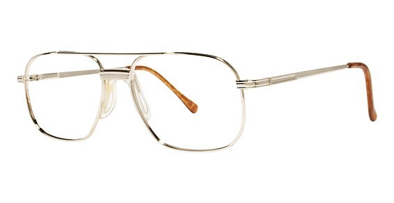 MODERN OPTICAL KEVIN MEN’S METAL EYEGLASSES 60-18-150 GOLD WITH SOFT CASE