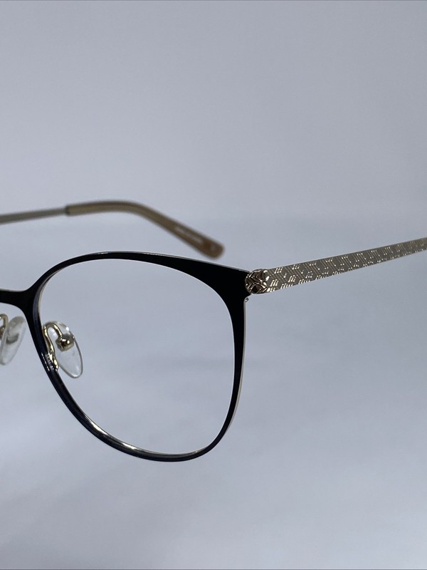 KAREN KANE “MYRRH” Black/Gold Designer 51-17-140 Eyeglasses Frame gallery