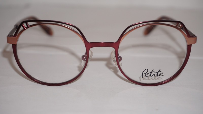 J.F. Rey Eyeglasses Round Burgundy PM080 5575 46 19 140
