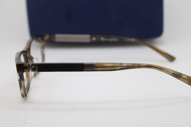 NEW CHAMPION WHIM C01 BROWN GREY HORN POWER FLEX AUTHENTIC EYEGLASSES 49-15 gallery