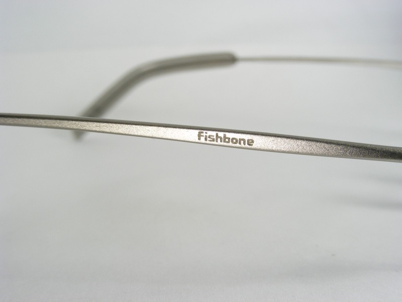 FISHBONE MOD. FB 10 COL.A SILVER EYEGLASSES GLASSES METAL FRAME 45-19-140mm gallery