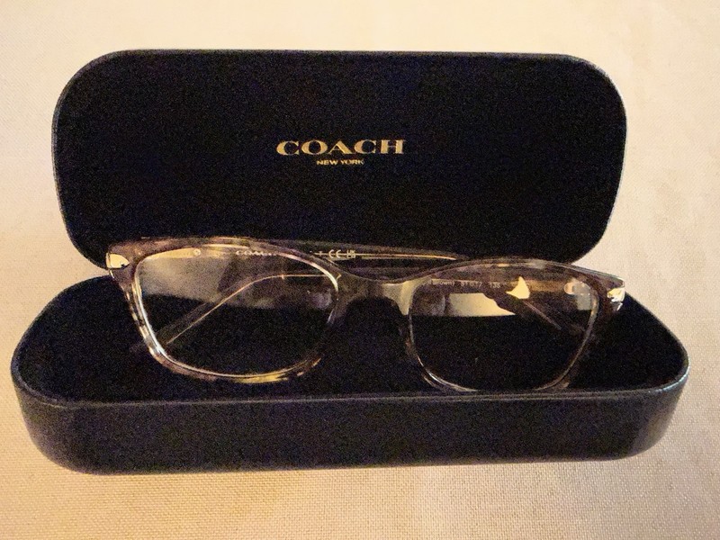 Coach Frame Hc6065 Color 5287 Confetti Light Brown 51-17 Petite New gallery