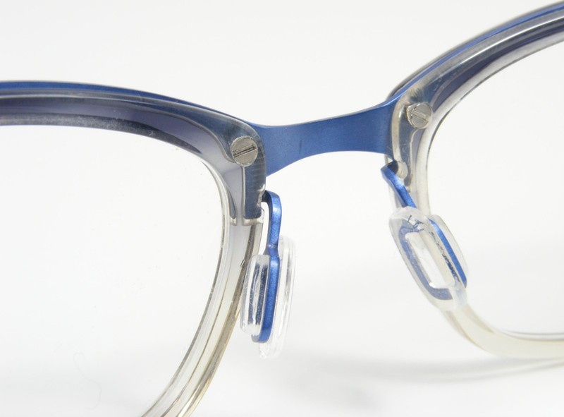 SERAPHIN LAURA 8797 Blue /Clear Acetate Eyeglasses Glasses Frame 51-19-140 Japan gallery