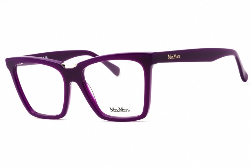 Max Mara MM5111 081 Shiny Violet 54mm Eyeglasses New Authentic