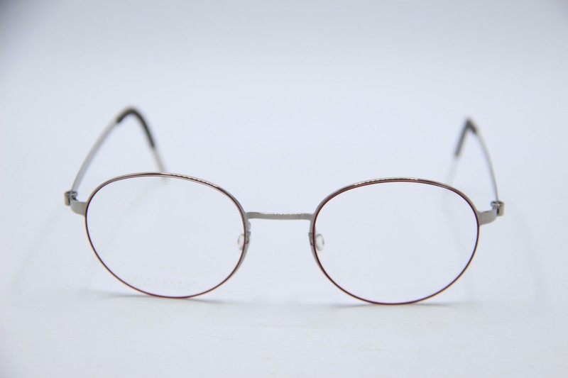 NEW LINDBERG 9615 48 GR92 RED GRAY BLACK AUTHENTIC EYEGLASSES 48-19 gallery