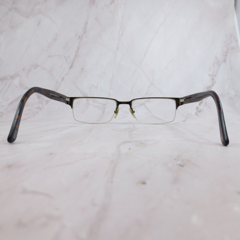 Versace MOD 1184 1269 Brown Tortoise Semi Rimless Eyeglasses Frames 53-18-140 gallery