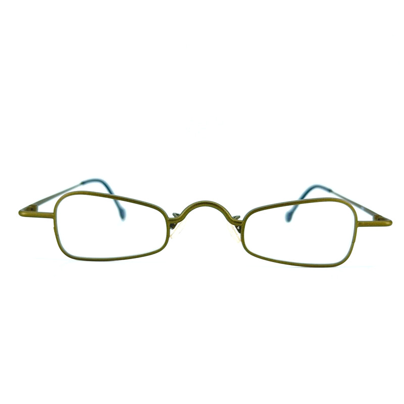 L.a.Eyeworks TWEET 438 Eyeglasses Frame Brown Rectangle Modern 90s