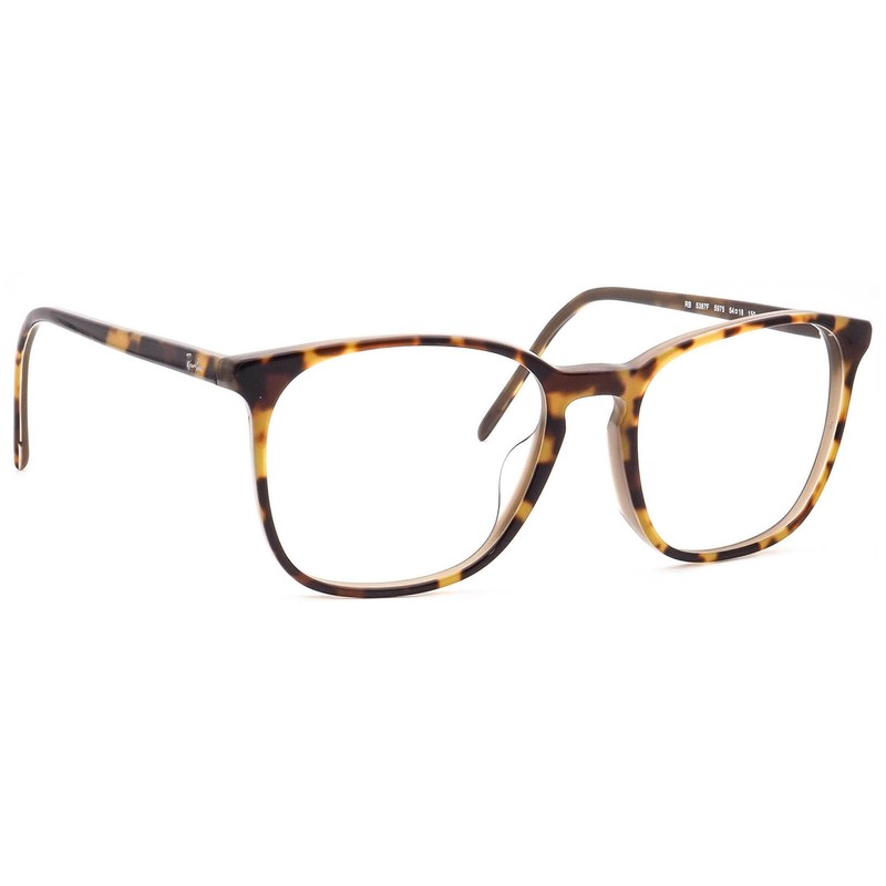 Ray-Ban Eyeglasses RB 5387F 5975 Olive Havana Square Frame 54[]18 150
