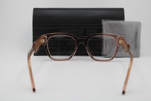 NEW CHRISTIAN DIOR DIORSIGNATUREO S6I 4000 PINK GOLD AUTHENTIC EYEGLASSES 50-19 gallery