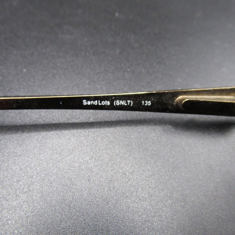 Sally Hansen Sally 14 Semi-Rimless Eyeglass Frames Gold Brown 51-17-135 gallery