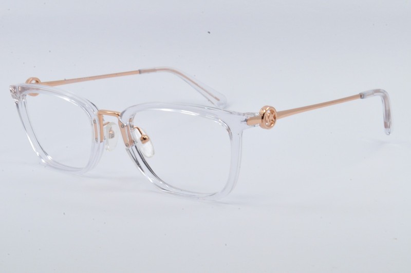 Michael Kors Eyeglasses MK4054 3105 Crystal Clear, Size 52-20-140