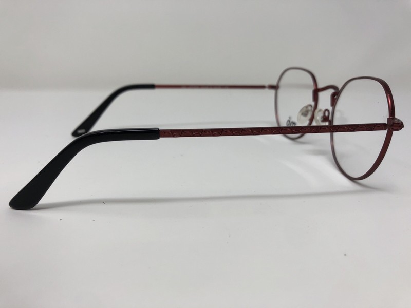 Mo Eyewear Upper Eyeglasses Frame Spain 303M B 52-20-145 Red/Black Full Rim GY99 gallery