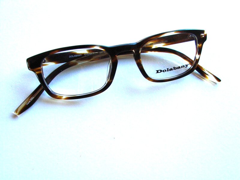 NEW DOLABANY EYEGLASS FRAME GALWAY BROWN DUSK TORTOISE RECTANGLE FULLRIM ACETATE