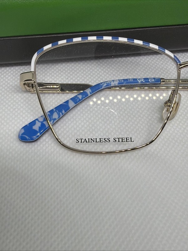 KATE SPADE LIORA/G Eyeglasses Eye Glasses GD STR BL E1S Authentic New 54mm Women gallery