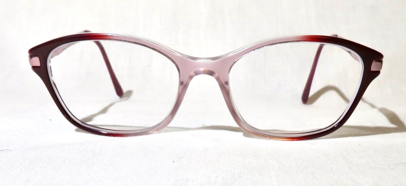 Stereoflex 1556 C593 Eyeglasses, eyewear frames, Clear fade/Rose metal arms gallery